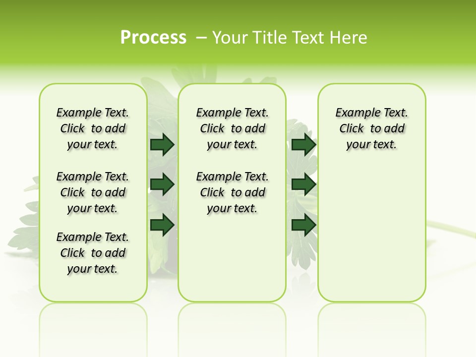 Leaf Healthy Parsley PowerPoint Template