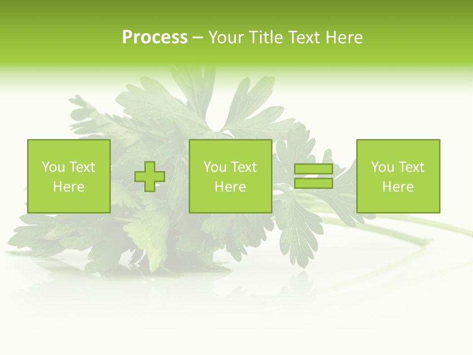 Leaf Healthy Parsley PowerPoint Template