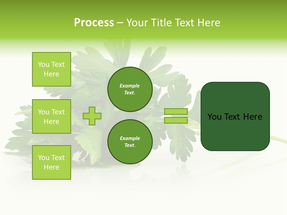 Leaf Healthy Parsley PowerPoint Template