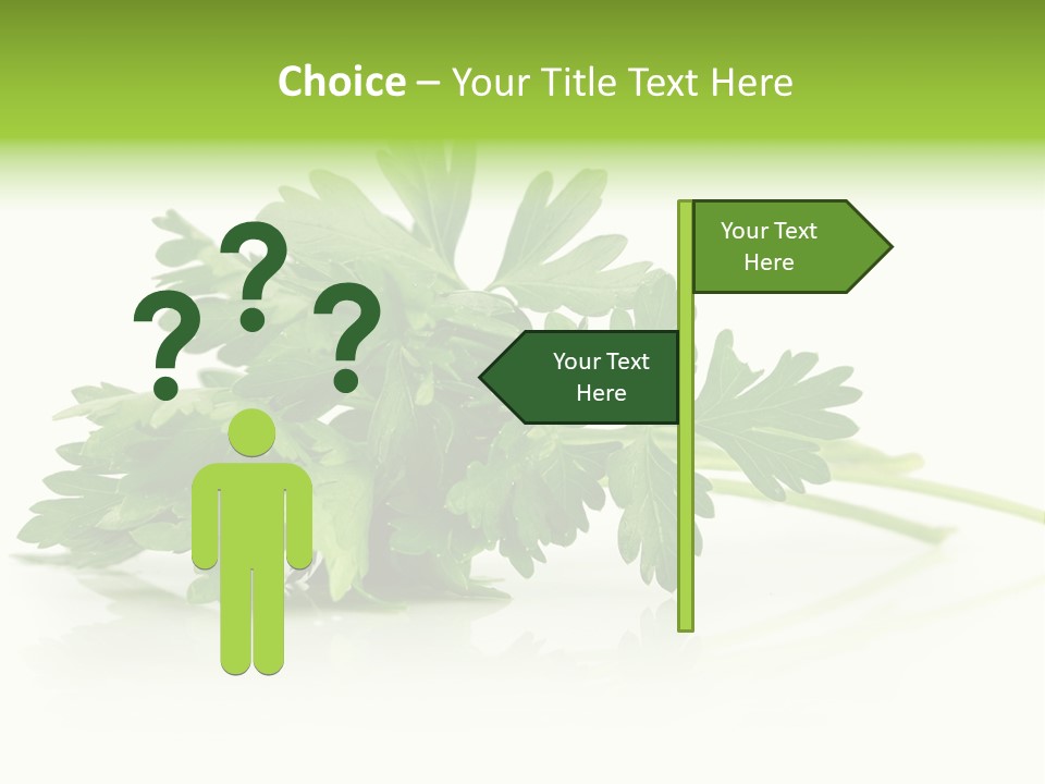 Leaf Healthy Parsley PowerPoint Template