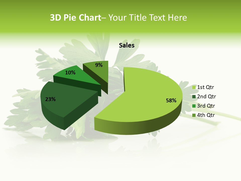 Leaf Healthy Parsley PowerPoint Template