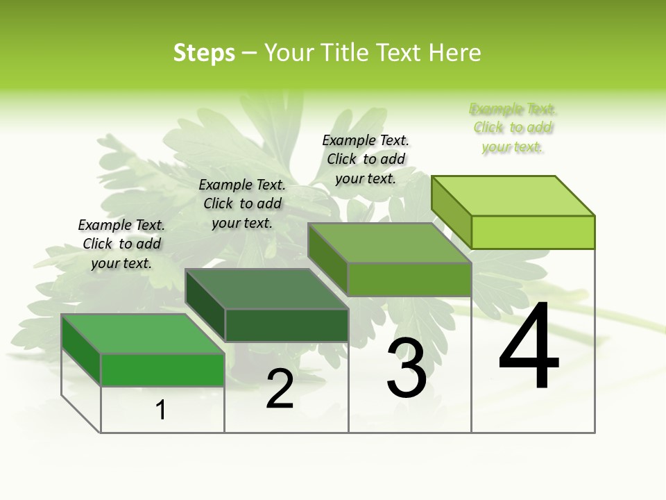 Leaf Healthy Parsley PowerPoint Template