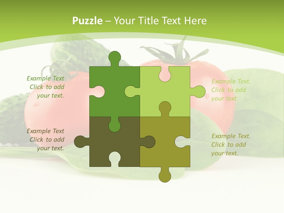 Vitamin Group Green PowerPoint Template