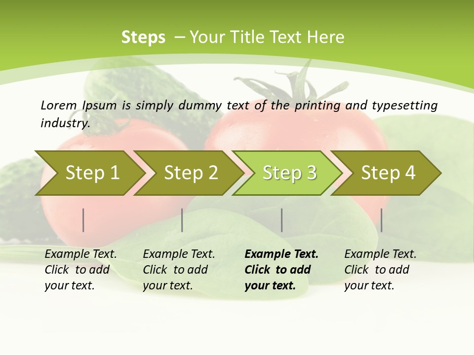Vitamin Group Green PowerPoint Template