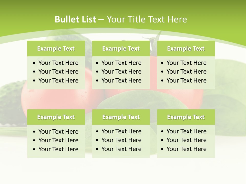 Vitamin Group Green PowerPoint Template