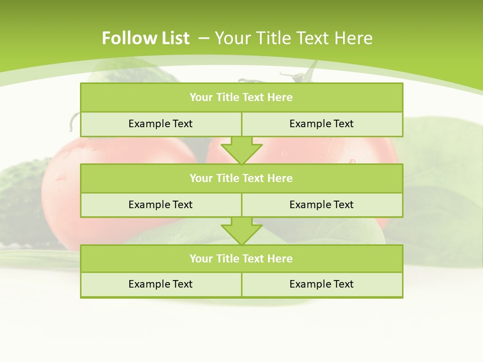 Vitamin Group Green PowerPoint Template