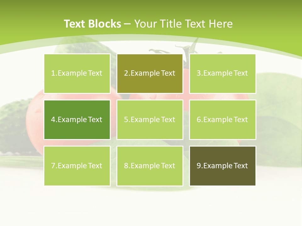 Vitamin Group Green PowerPoint Template