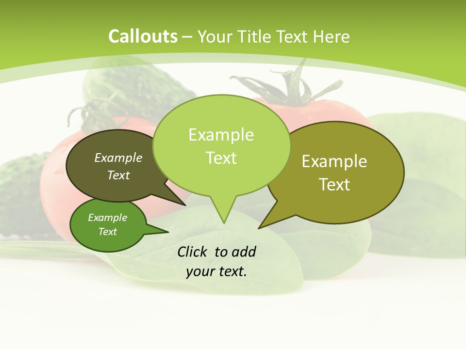 Vitamin Group Green PowerPoint Template