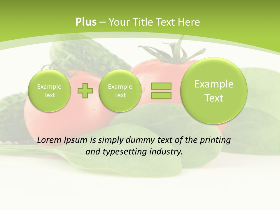 Vitamin Group Green PowerPoint Template