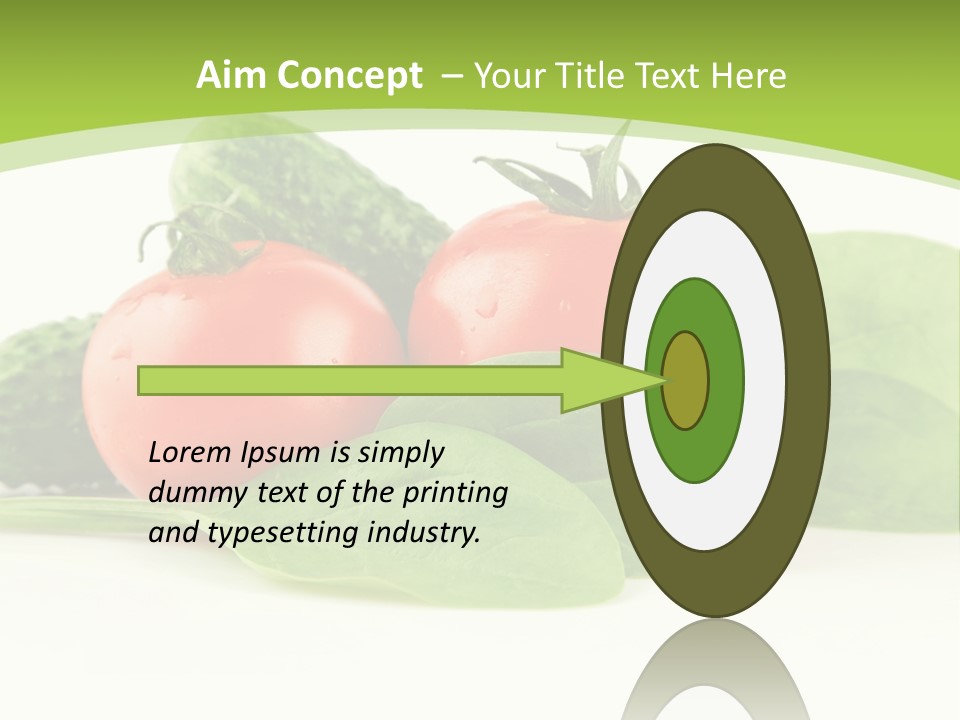Vitamin Group Green PowerPoint Template