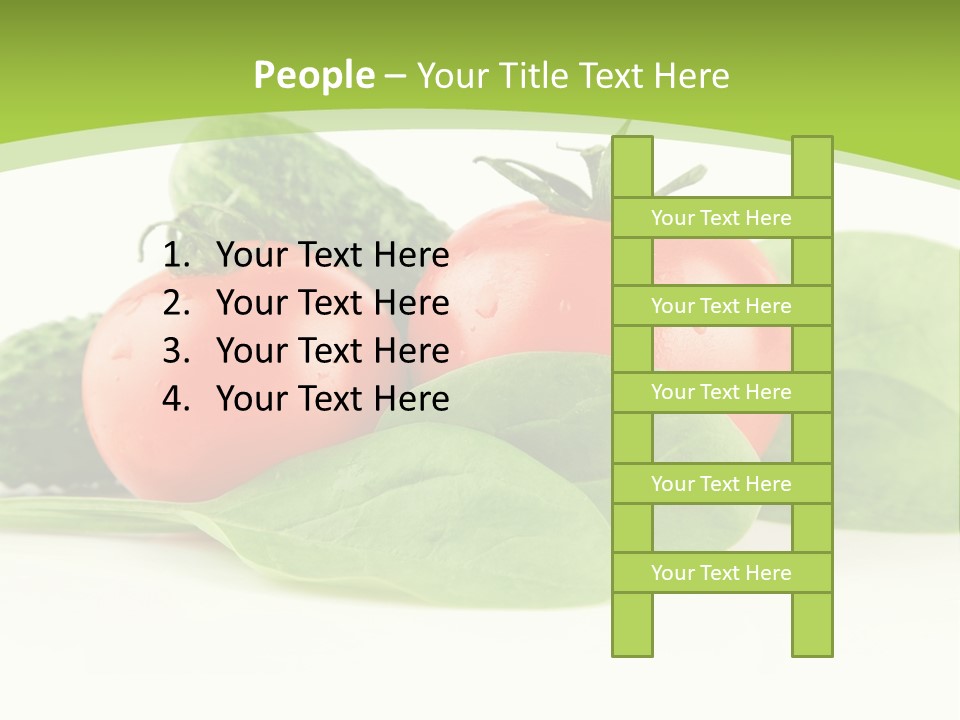 Vitamin Group Green PowerPoint Template