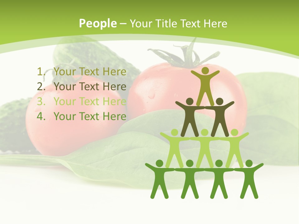 Vitamin Group Green PowerPoint Template
