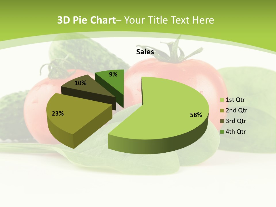 Vitamin Group Green PowerPoint Template