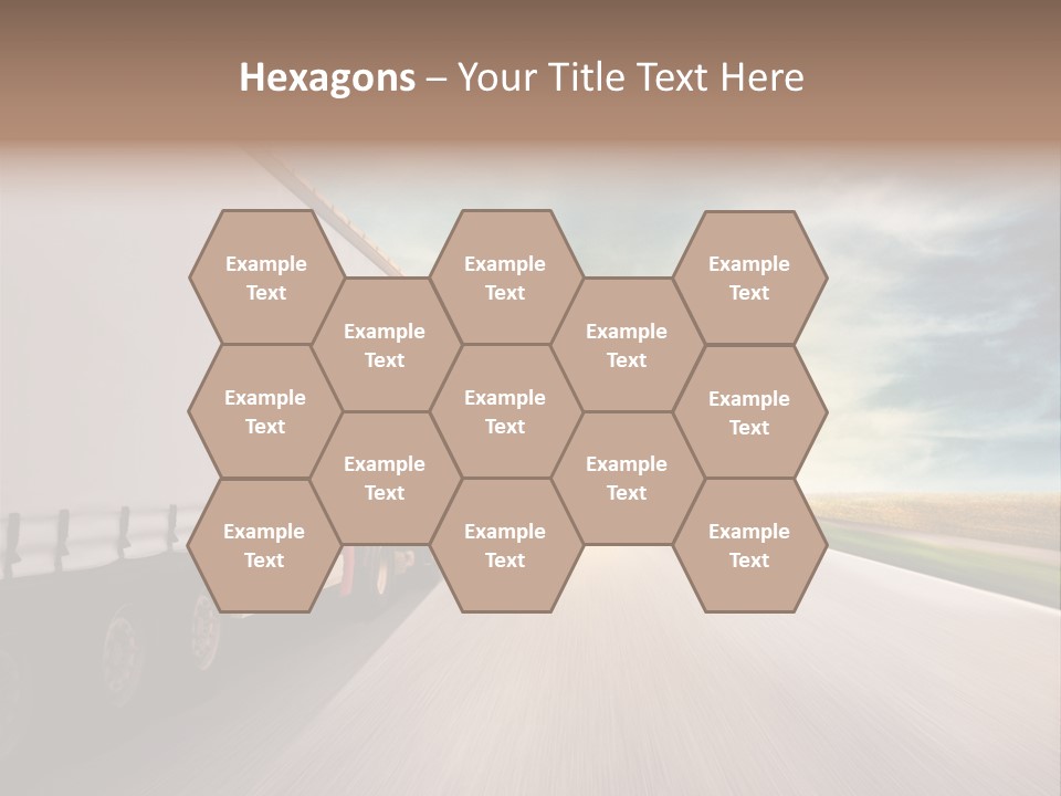 Driving School Member Road PowerPoint Template