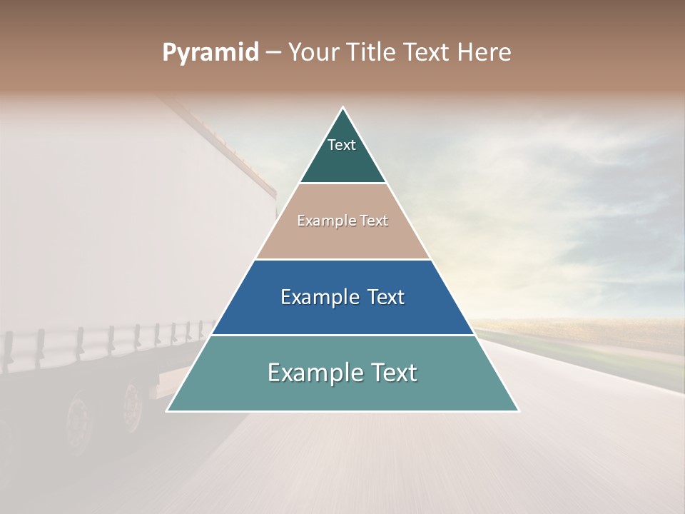 Driving School Member Road PowerPoint Template