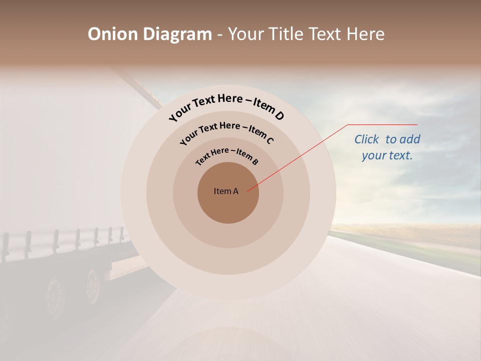 Driving School Member Road PowerPoint Template