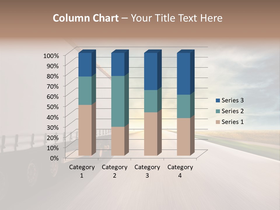 Driving School Member Road PowerPoint Template