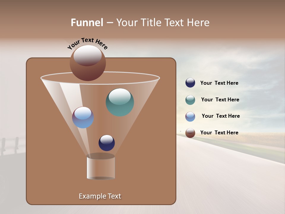 Driving School Member Road PowerPoint Template