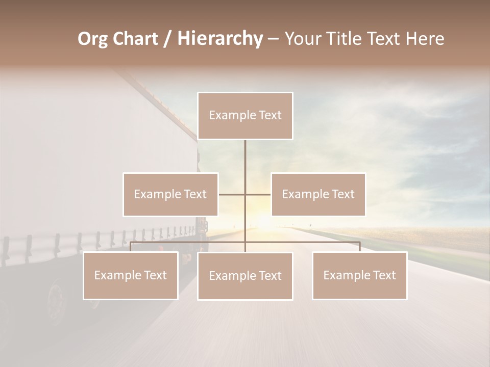 Driving School Member Road PowerPoint Template