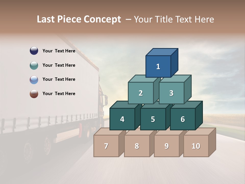 Driving School Member Road PowerPoint Template
