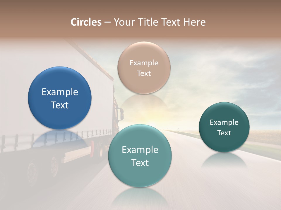 Driving School Member Road PowerPoint Template