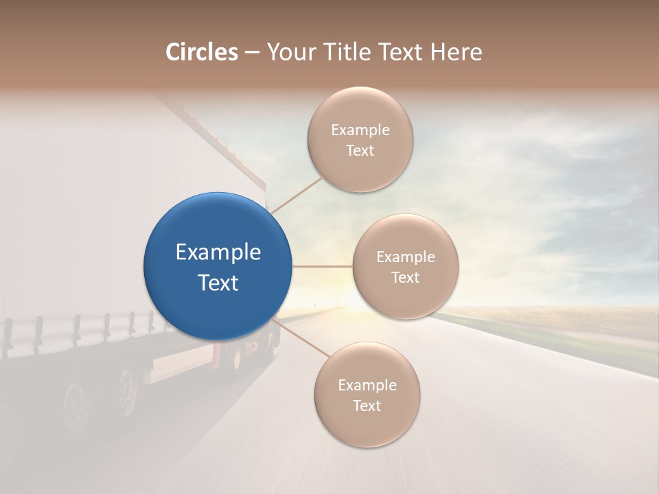 Driving School Member Road PowerPoint Template
