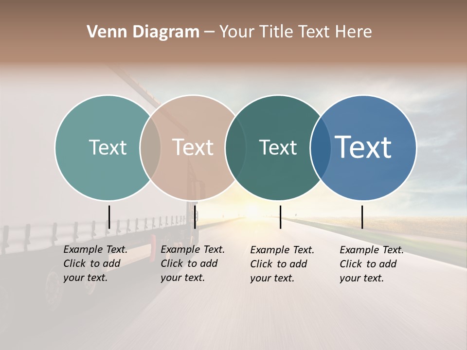 Driving School Member Road PowerPoint Template