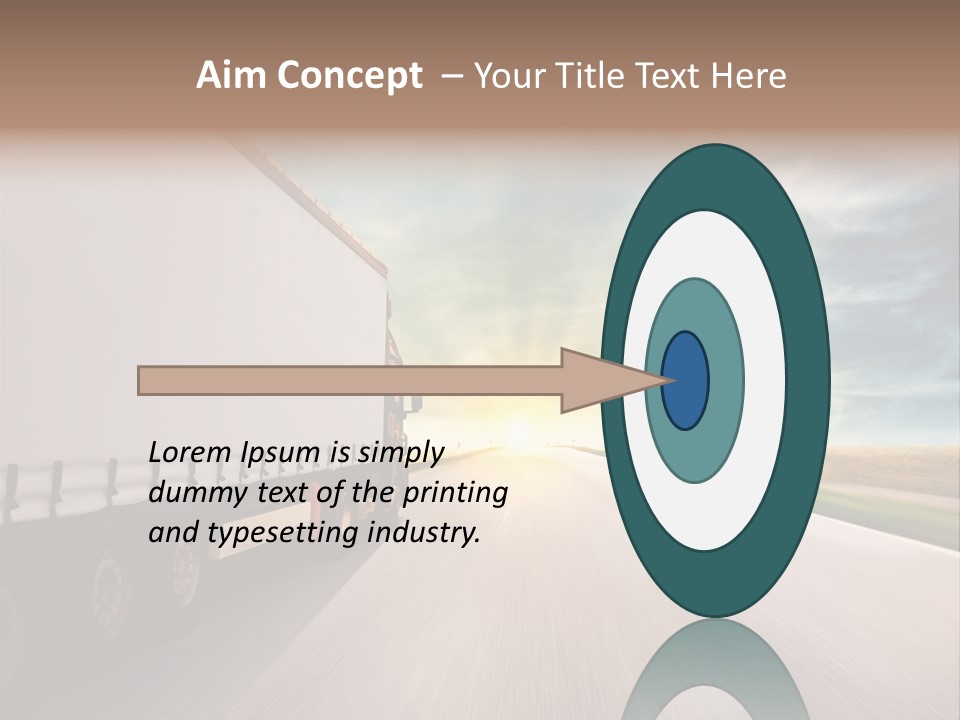 Driving School Member Road PowerPoint Template