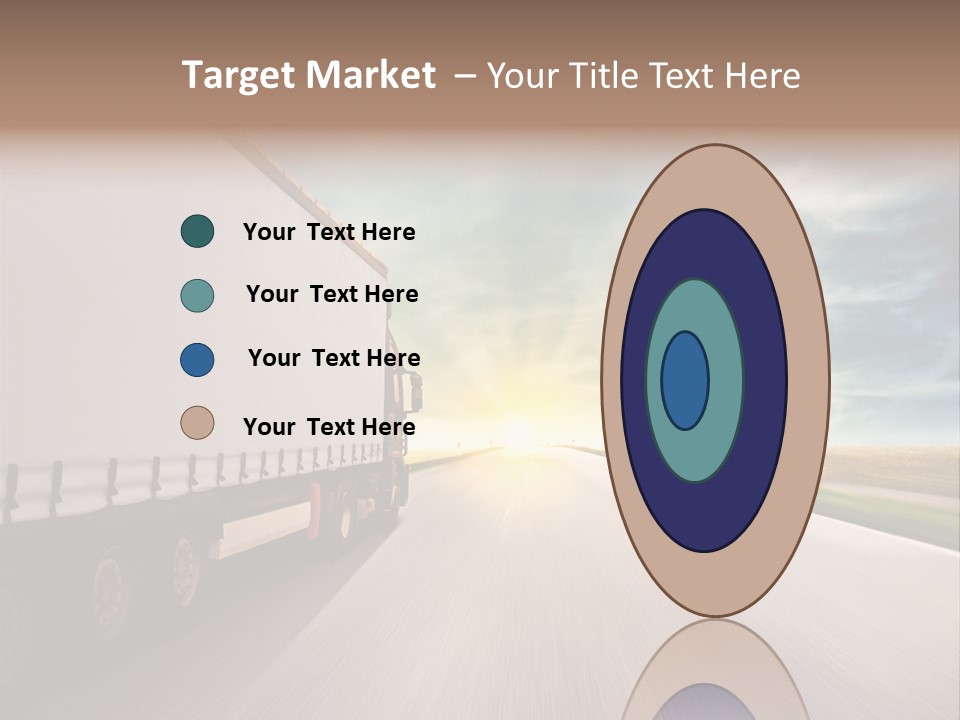 Driving School Member Road PowerPoint Template