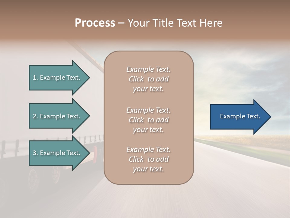 Driving School Member Road PowerPoint Template