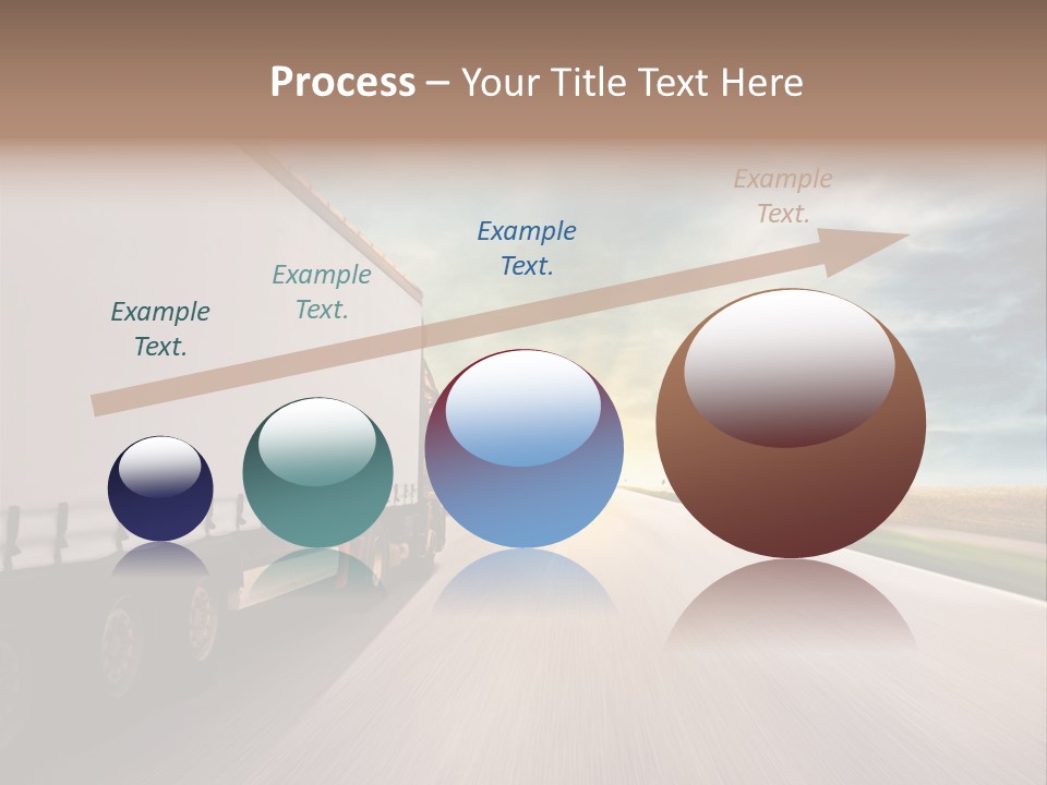 Driving School Member Road PowerPoint Template