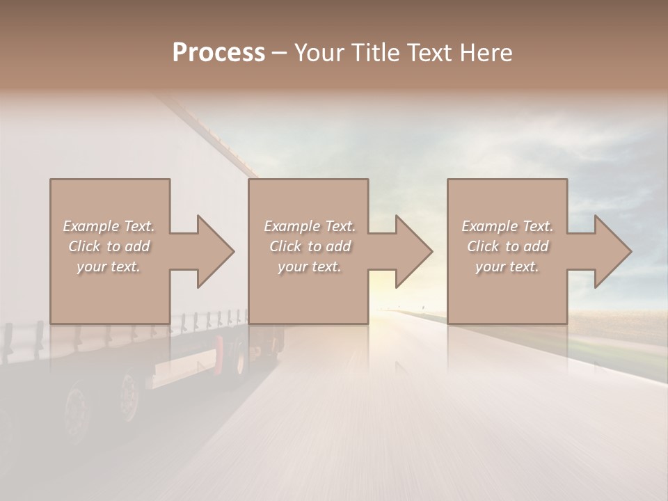Driving School Member Road PowerPoint Template