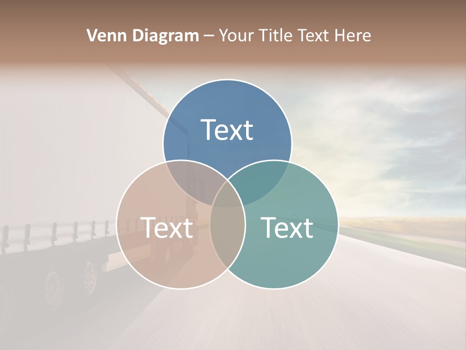 Driving School Member Road PowerPoint Template