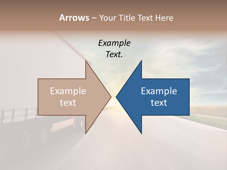 Driving School Member Road PowerPoint Template