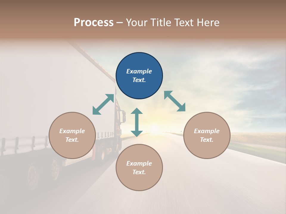 Driving School Member Road PowerPoint Template