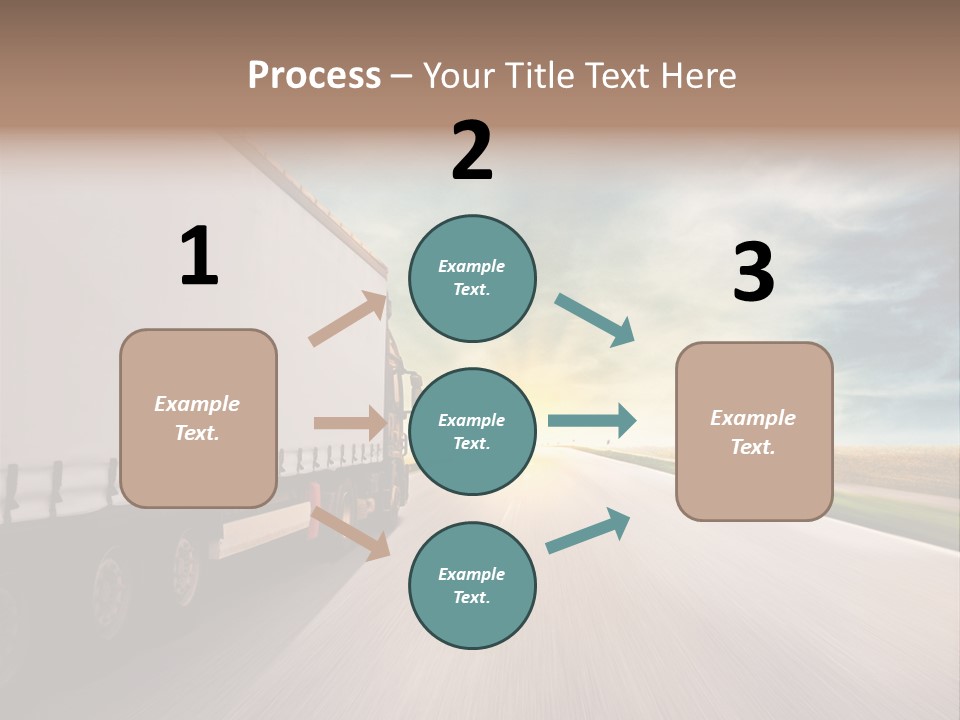 Driving School Member Road PowerPoint Template