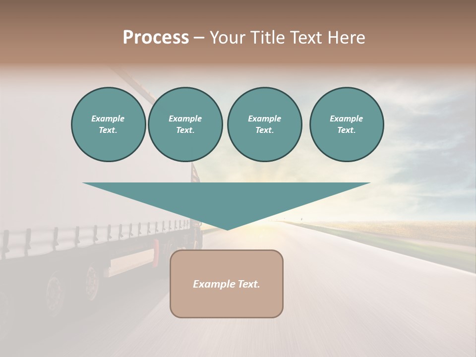 Driving School Member Road PowerPoint Template
