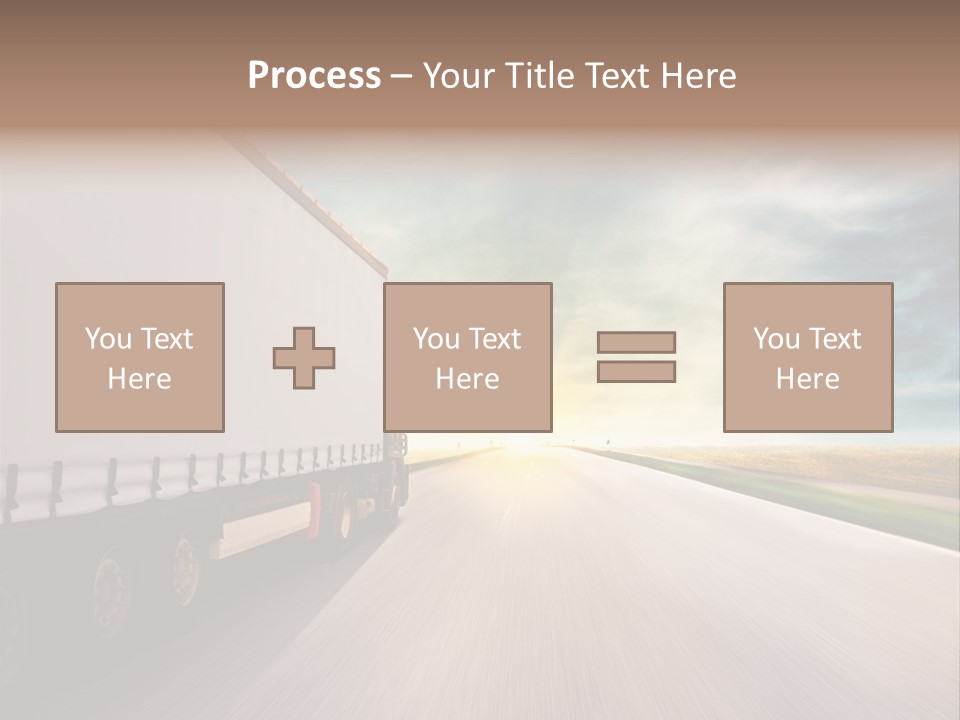 Driving School Member Road PowerPoint Template