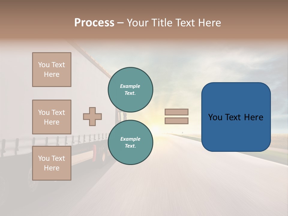 Driving School Member Road PowerPoint Template