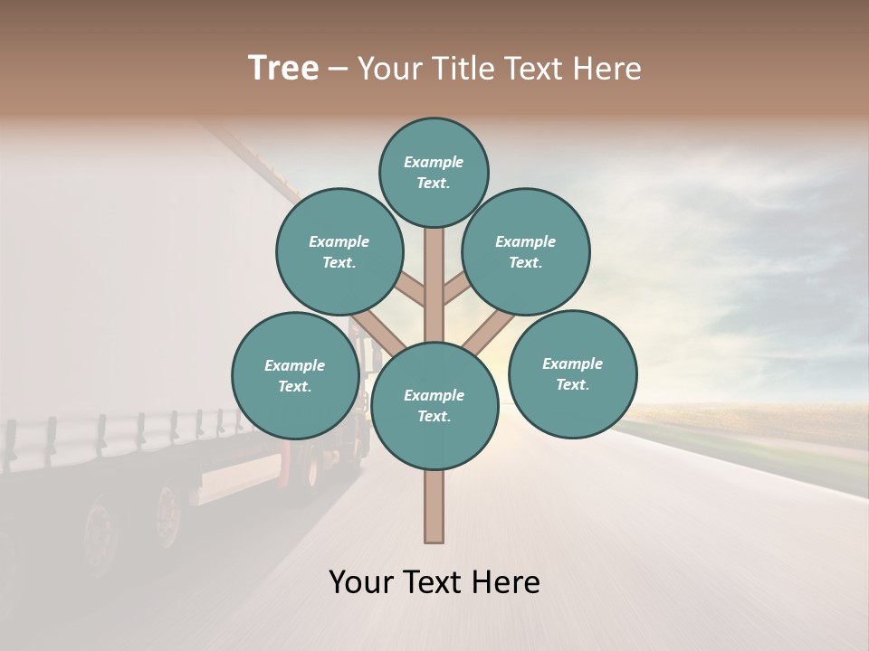 Driving School Member Road PowerPoint Template