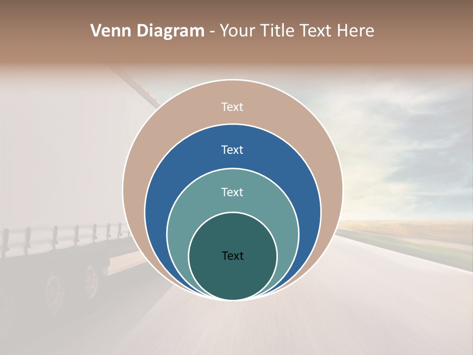 Driving School Member Road PowerPoint Template