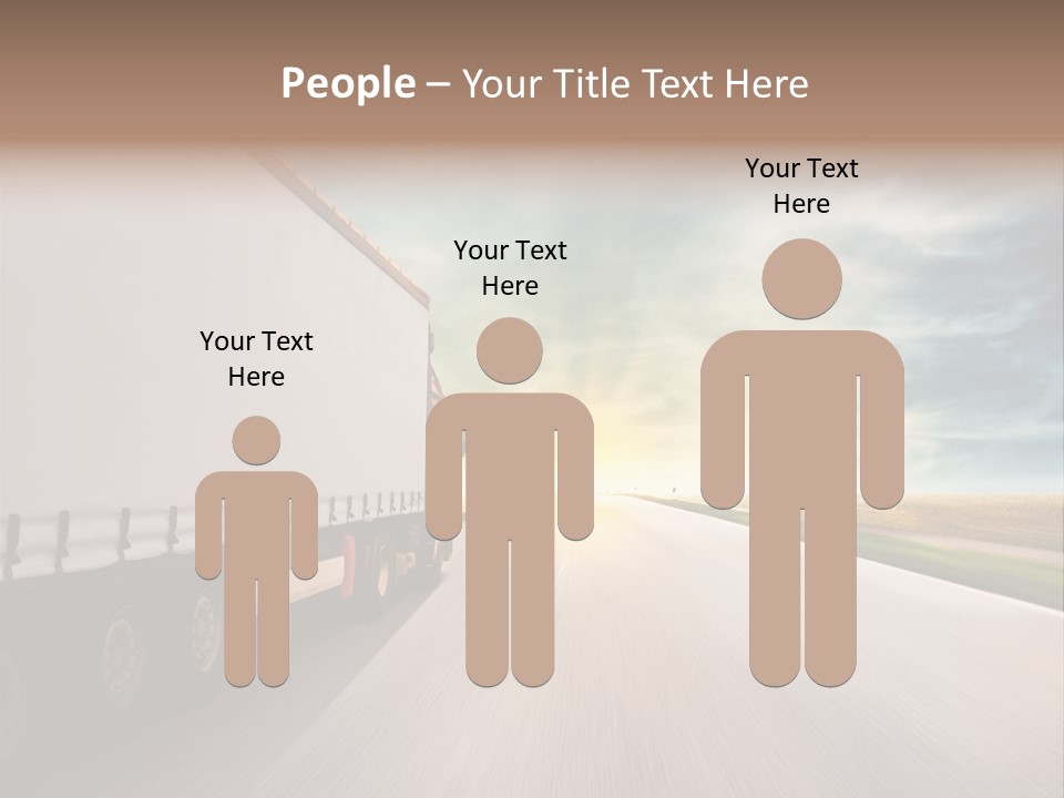 Driving School Member Road PowerPoint Template