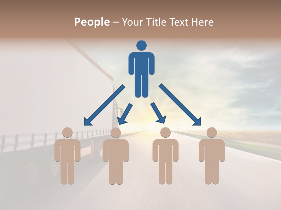 Driving School Member Road PowerPoint Template