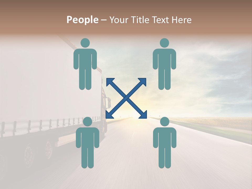 Driving School Member Road PowerPoint Template