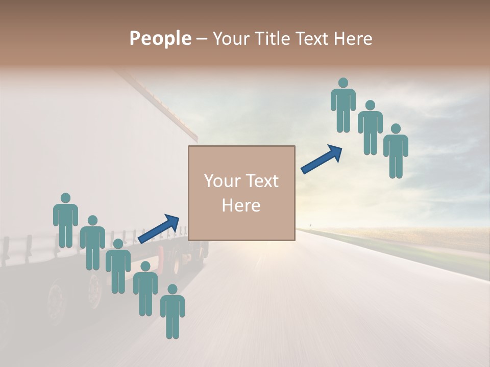 Driving School Member Road PowerPoint Template