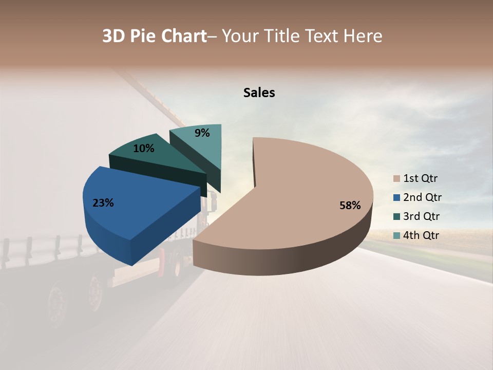 Driving School Member Road PowerPoint Template