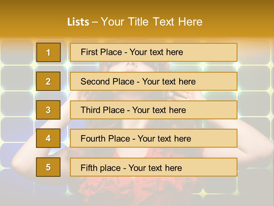 Lifestyle Sexy Cool PowerPoint Template