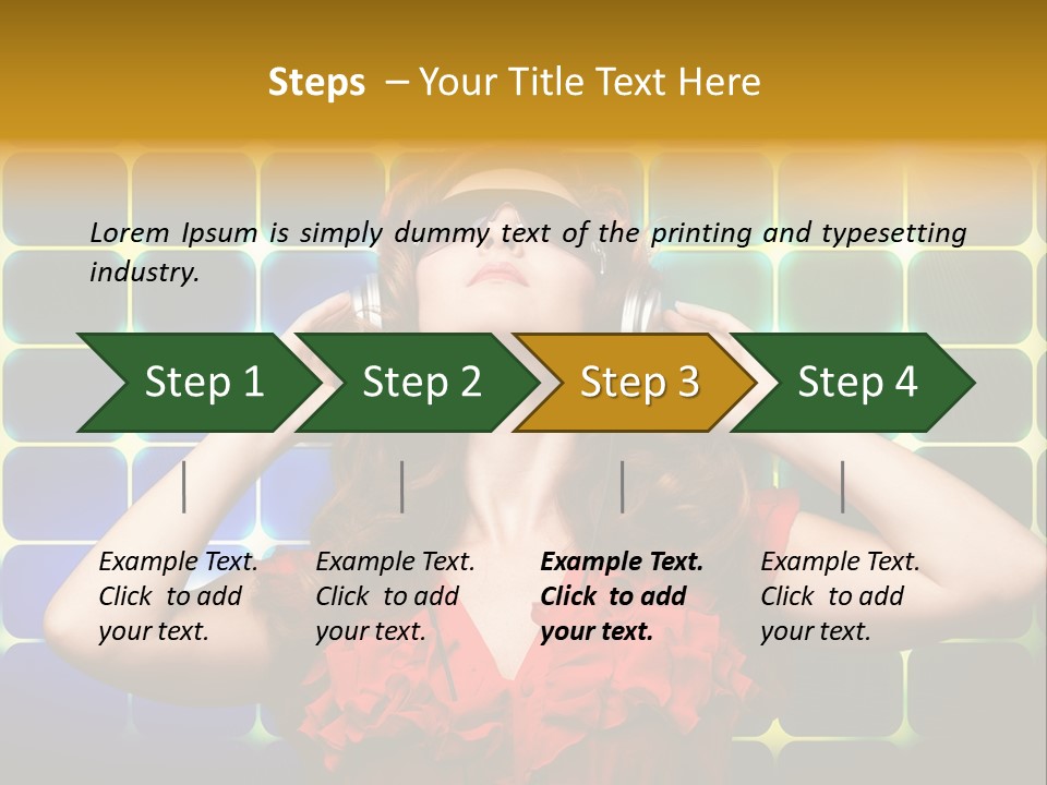 Lifestyle Sexy Cool PowerPoint Template