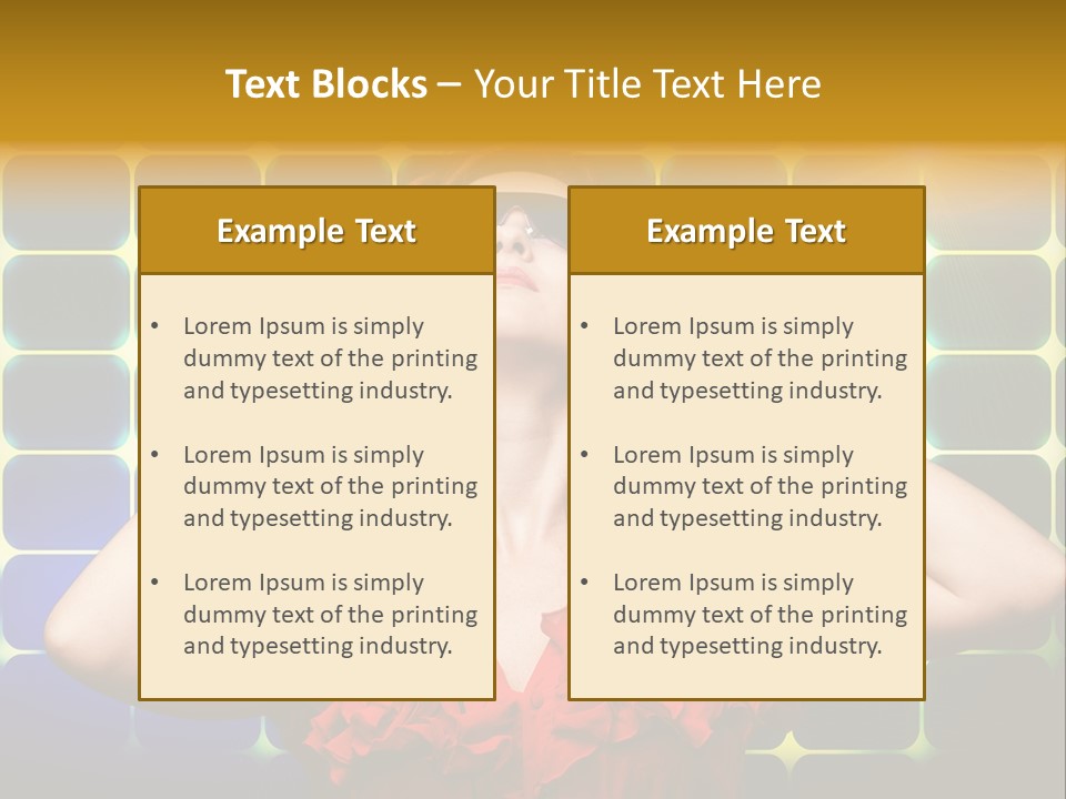 Lifestyle Sexy Cool PowerPoint Template