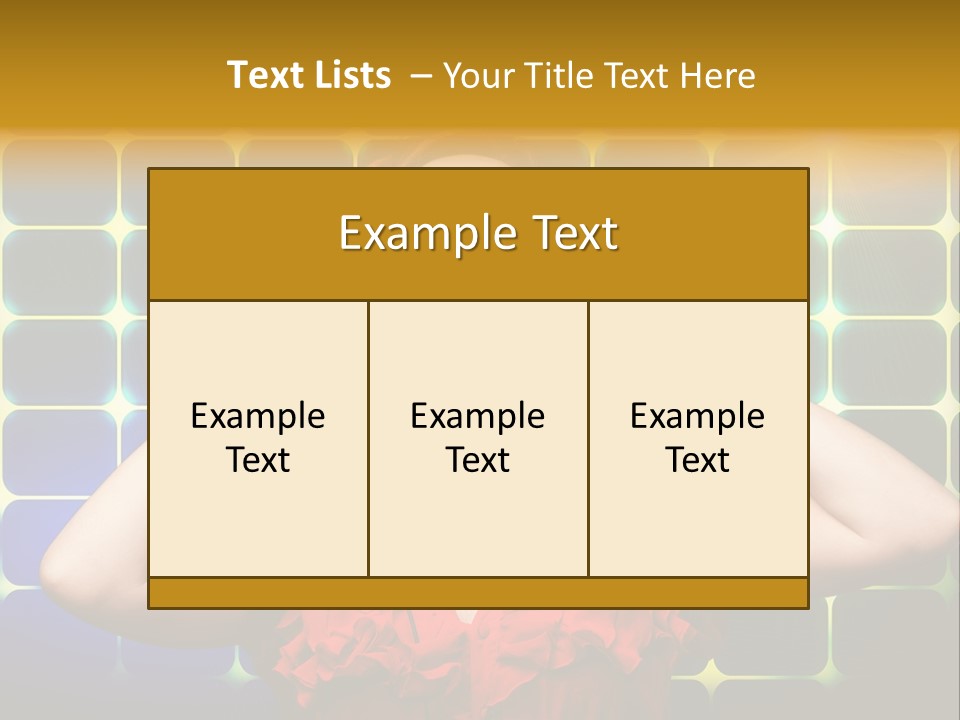 Lifestyle Sexy Cool PowerPoint Template